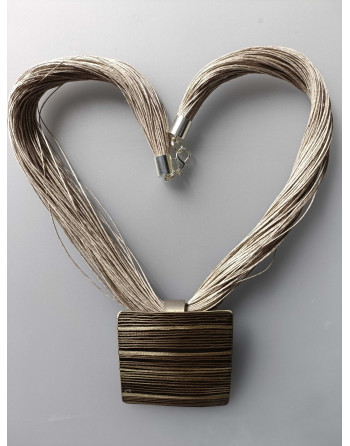 Naszyjnik Grawerowany Alpaka