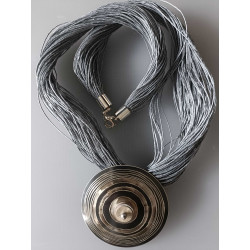 Naszyjnik Tarcza Muszla Alpaka